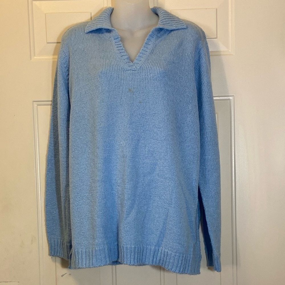 White Stag Light Blue Sweater Size Xl Unisex